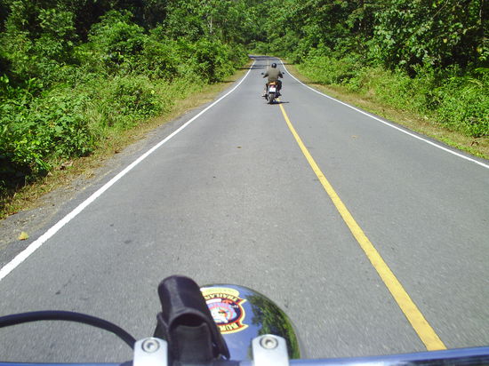 Der Nationalpark hat eine ca. 25 km sehr schöne Bikestraße