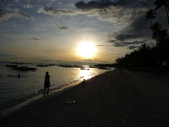 Der Strand im Gegenlicht