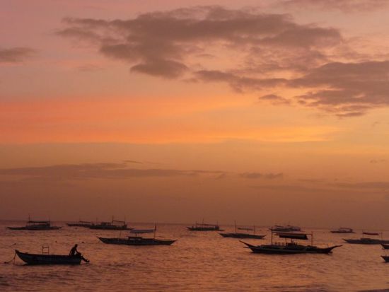 Und wieder werden wir einem gigantsichen Sonnenuntergang verwöhnt
