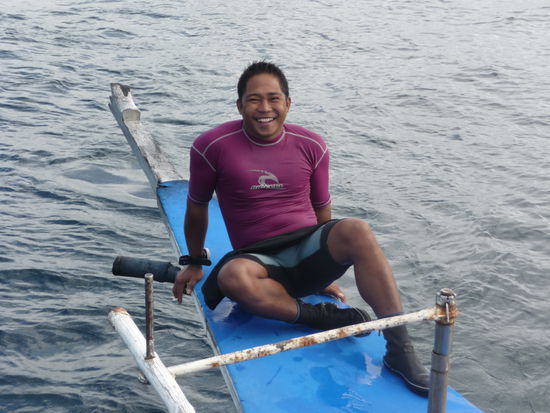 Mit dem Dive Master Noel haben wir auch viele schöne Tauchgänge erlebt