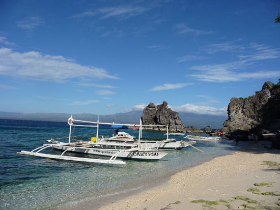 Die Calypso hat uns nach Apo gebracht und ist jetzt unser Tauchboot