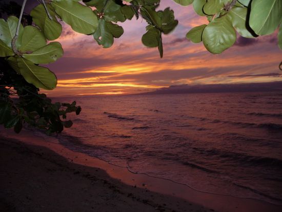 Und wieder endet ein schöne Tag mit einem traumhaften Sonnenuntergang!