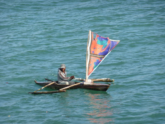 Ob es dieser Pirat wohl auf unsere Fähre abgesehen hat?
