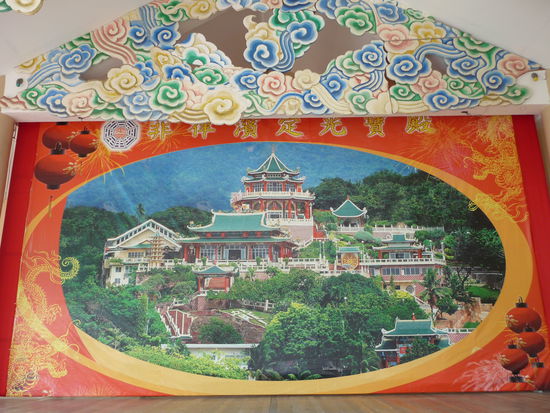 Dieses Plakat gibt einen Überblick über die gesamte Tempelanlage