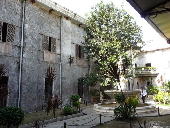 Der Innenhof der Basilica