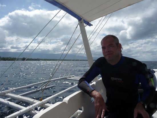 Rückfahrt von einem schönen Tauchgang