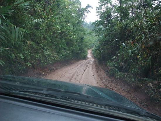 Nach dem Regen waren das nur noch Schlammstraßen