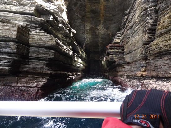 Bootstrip auf Port arthur- Devils Kittchen von ganz nah