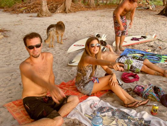 Ein teil der Hostel/bande