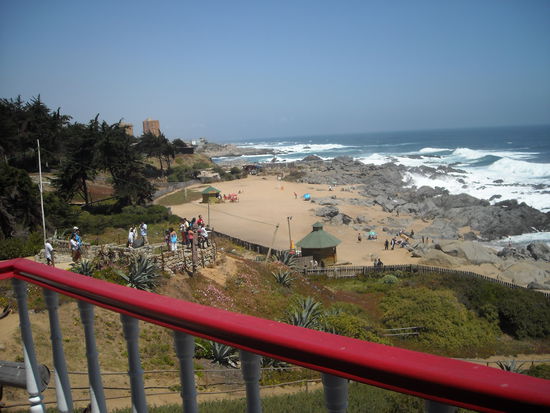 Blick aus P.Nerudas Schlafzimmer