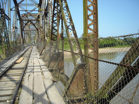 Grenzuebergang Panama.Costa rica
