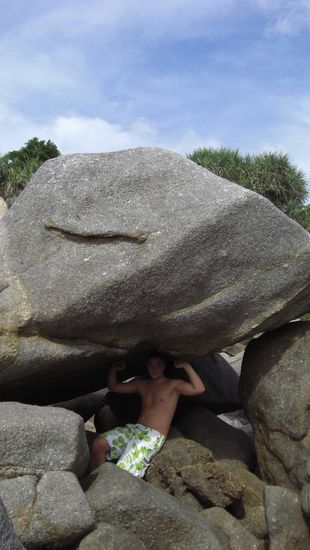 Da hat einer noch Kraft und ist nicht so partymüde...