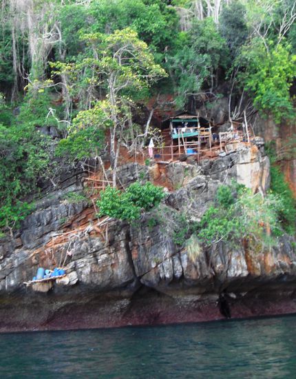 sind auch an unserem Bungalow vorbeigefahren
