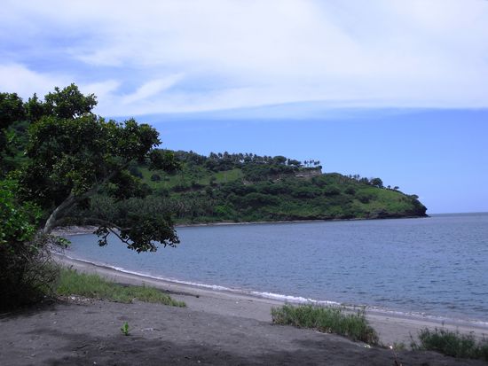 Am Strand.. : Der Blick nach links