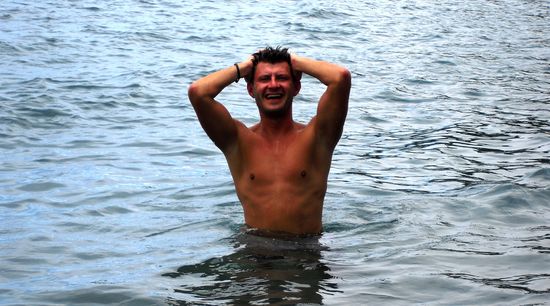 Das Wasser war etwas erfrischender wie auf Bali