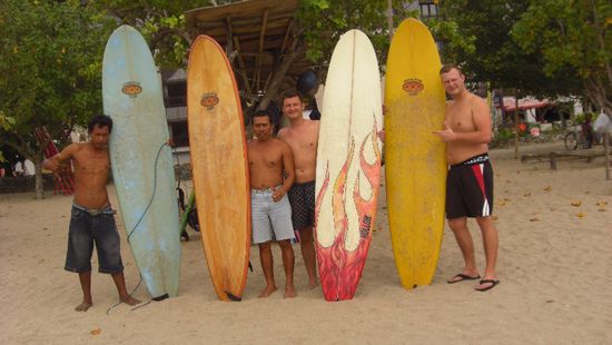 Unser Surfverleih / echt nett die Jungs
