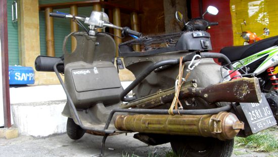 Am Straßenrand von Kuta..