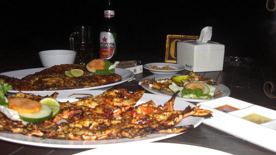 war das lecker... haben uns natuerlich leicht ueberfressen...