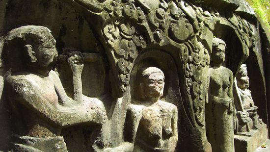 Reliefbilder von der Mauer