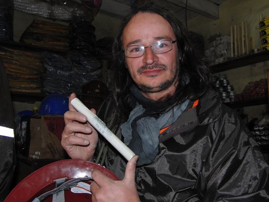 Sehe ich nicht ziemlich gluecklich aus in diesen Moment?