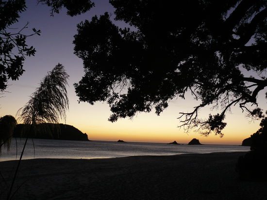 morgens um 7 am strand von hahai