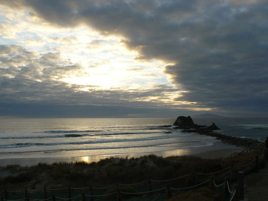 sonnenaufgang in mangawhai heads