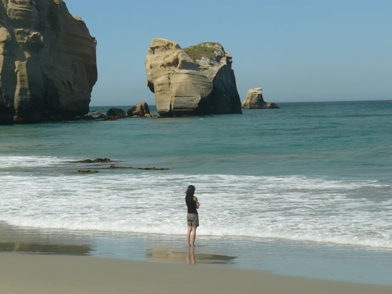 der tunnel beach....fuer uns ganz allein
