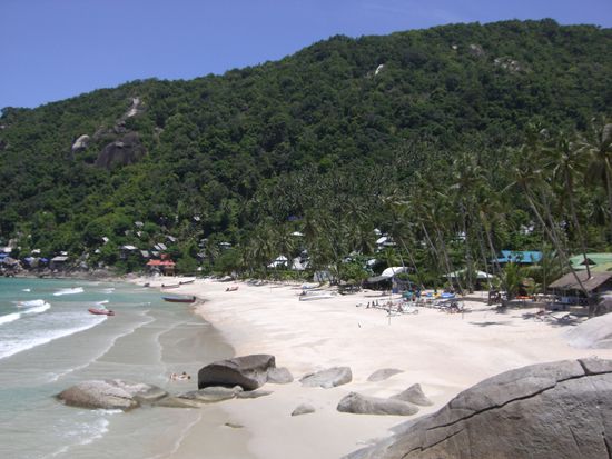 Haad Yuan, schöner einsammer Strand