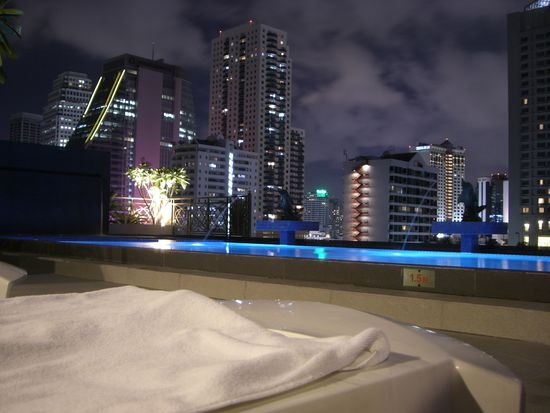 Es gab auch einen Pool