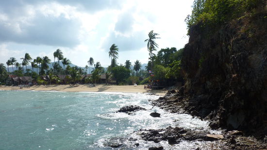 Unsere erste Unterkunft, Home Bay Resort am Mae Nam Beach