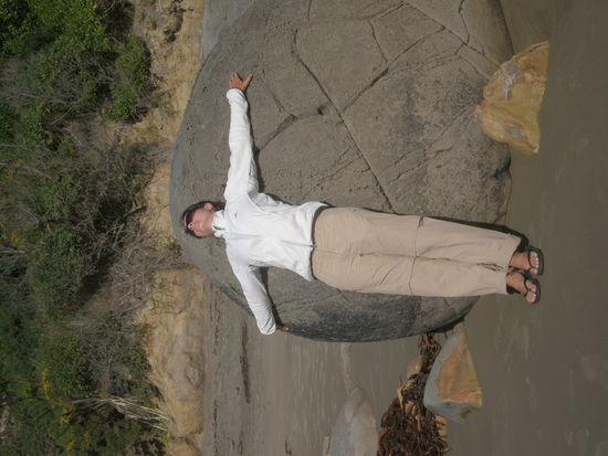 Mouraki Boulder. Die liegen da einfach am strand rum und sind riesig!