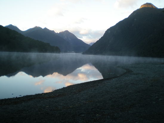 Lake Gunn, Campsite am Morgen