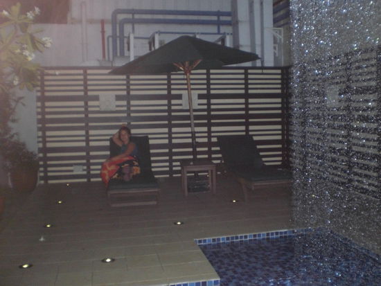 unser Hostel auf der Dachterasse