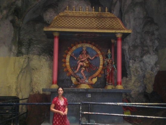 Vor der Gottheit Shiva...