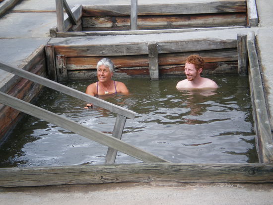 Hot pools! Schwefel... 