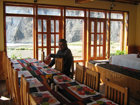 unser Restaurant im Annapurna Hotel in Kagbeni