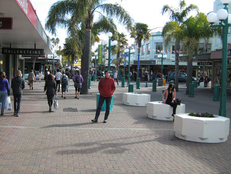 Fußgängerzone in Napier