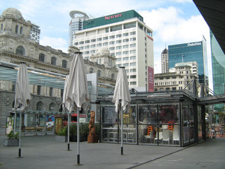 ein sonniger Moment in Auckland