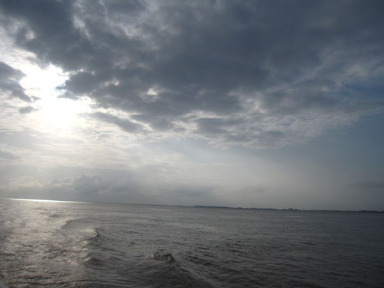 Der Ausblick bei starkem Regen