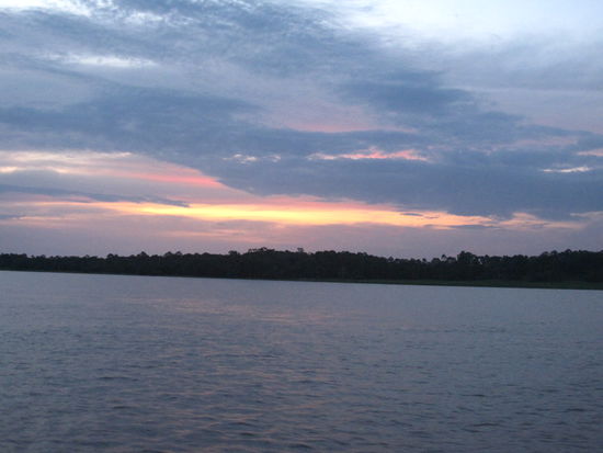 Beim Sonnenuntergang....es war traumhaft schoen!