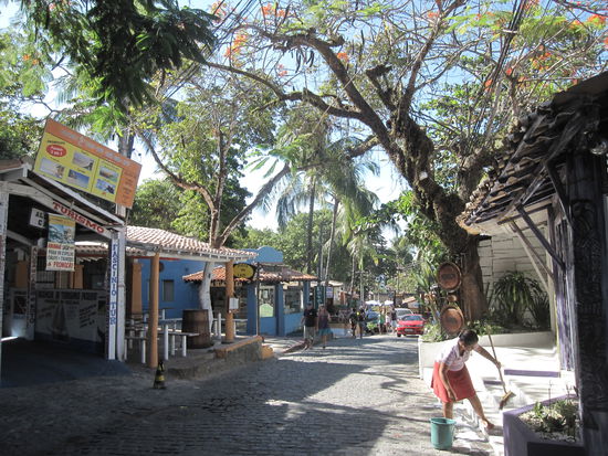 Ausschnitt aus dem charmanten Staedtchen Ajuda's.