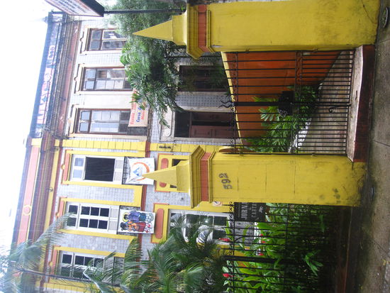 Mein Hostel "Amazônia Hostel". Sehr sauber und grosse Zimmer. Und sogar Joghurt zum Fruehstueck!! 