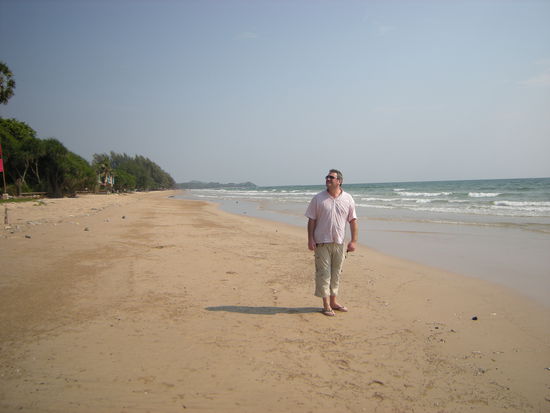 Strand Khung Wiman bei Chantaburi, schön aber sehr teuer, deshalb machten wir uns auf den Weg nach Koh Chang