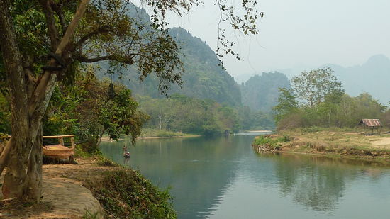 Die Karstlandschaft um Vang Vieng