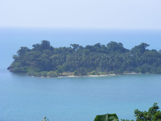 eine vorgelagerte Insel