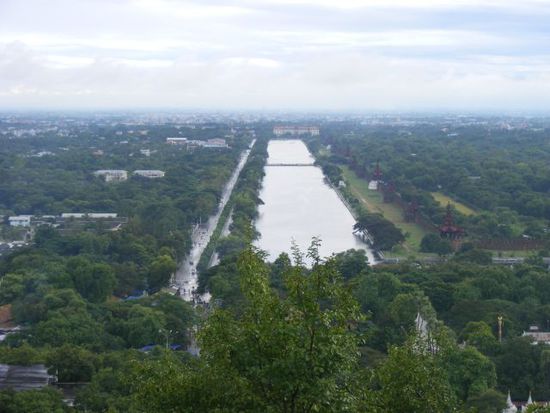 Mandalay von oben