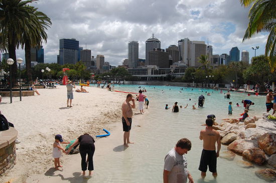 the Strand.... ein "Freibad" mit freiem Eintritt mitten in Brisbane