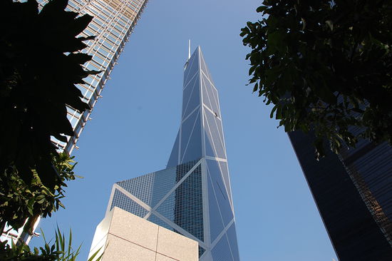 Bank of China...nicht gant Feng Shui kompatibel...