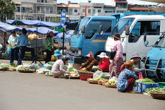Markt am Strassenrand