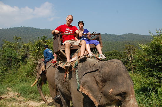 so ganz geheuer war es Myraim nicht... der Elefant machte nicht immer was er sollte....